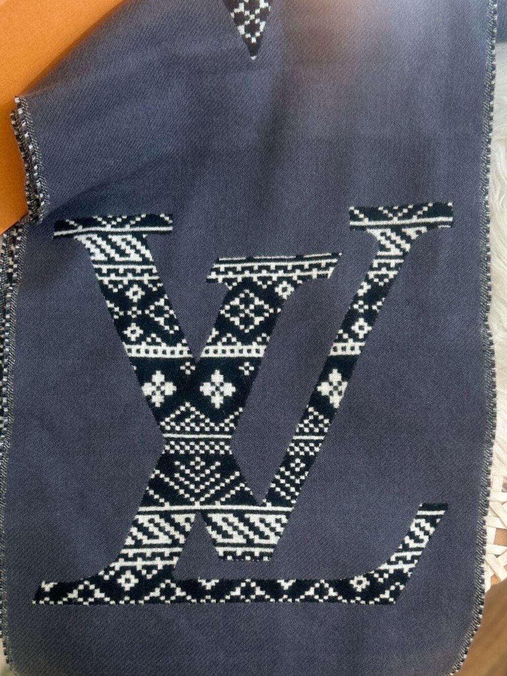 Special Edition Louis Vuitton Monogram Keffiyeh Scarf